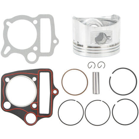 Jeu de joints de segments de Piston de 52.4mm, haute résistance, pour moteur 110cc 125cc, ATV, Dirt Pit Bike, Go Kart (1/5)