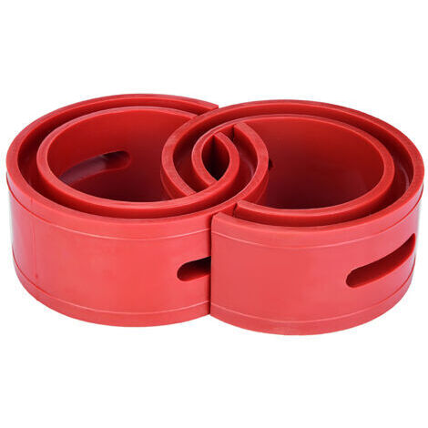 Amortisseur de voiture rouge, 2 pièces, tampon à ressort, coussin de pare-chocs de Type B (1/5)