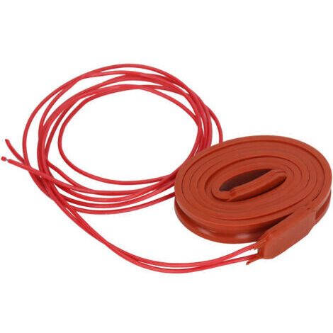 Ceinture de chauffage en silicone 80W étanche du chauffage flexible enveloppe de température auto-maîtrise du réchauffement DC24V (1/5)