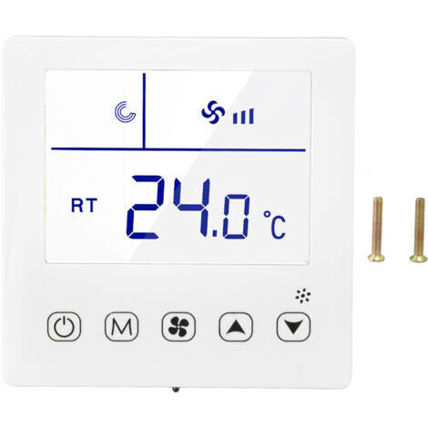 Fonction de ventilation du thermostat numérique Affichage de la température de climatisation Affichage de la climatisation pour l'hôtel à domicile AC220V (1/5)