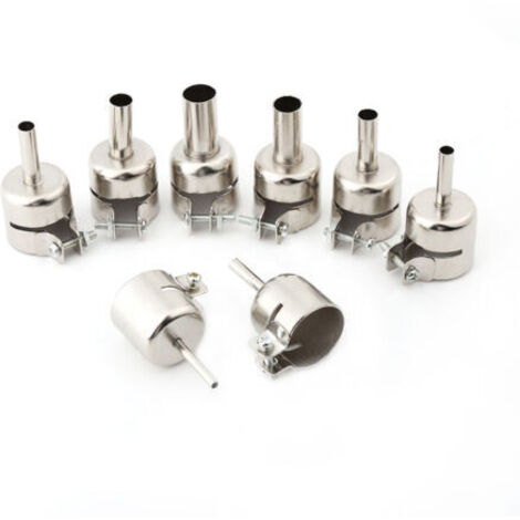 Kit de 8 buses pour pistolet thermique, pour outils de réparation de stations de soudage à air chaud (3/4/5/6/7/8/10/12 mm) (1/5)