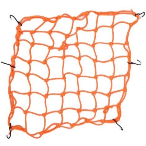 Filament de latex de maille de casque de moto pour les véhicules électriques voitures de sport tout-terrain (Orange) (1/5)