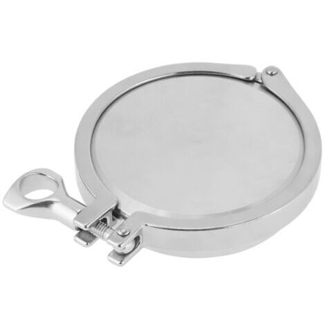 1 jeu de raccords de tuyauterie sanitaire en acier inoxydable 102 mm 4" avec bouchon à souder, bague de serrage et joint. (1/5)