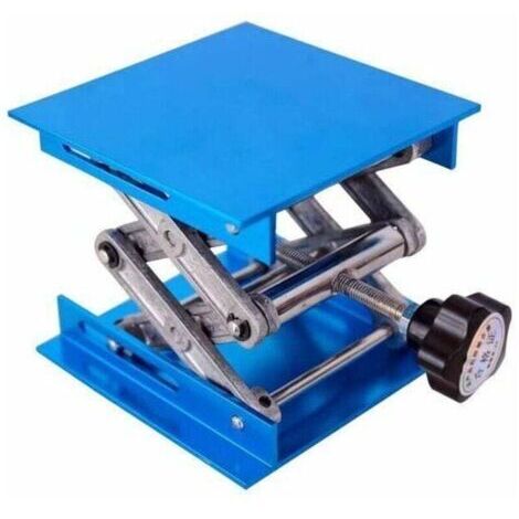 Table élévatrice en alumine de laboratoire (4 "), 4x4", charge maximale 10kg, cric de laboratoire pour soulever des instruments chimiques (1/4)