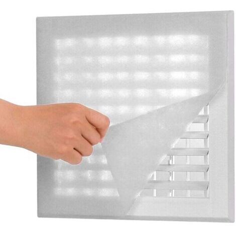 Kit filtre de ventilation pour prises d'air de chauffage et grilles de climatisation Filtre à air électrostatique en coton (1/4)
