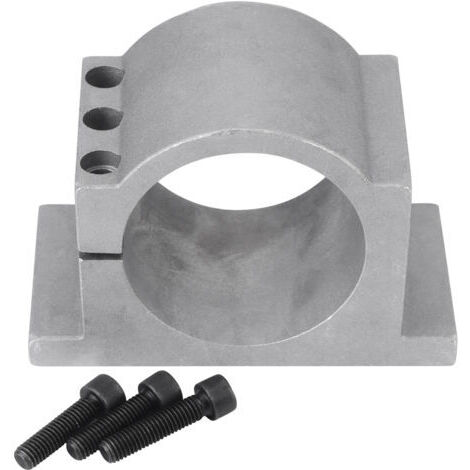 Support de fixation pour moteur de broche CNC en aluminium de 80 mm de diamètre avec vis (80 mm) (1/5)
