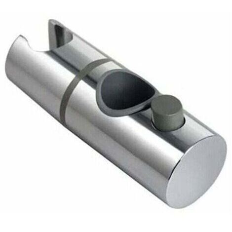 Support de pommeau de douche Support de pommeau de douche réglable à 360 ° pour diamètre 28MM ABS Rail Head Slide Bar Clamp Chrome Plaqué (1/4)
