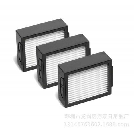 3 Pack Remplacement Filtres avec iRobot Roomba i & e i1 i3 i4 i6 i7 i8 e5 e6 + J7 (Non pour J7+) Pièces de Rechange pour Aspirateur Accessoires (1/4)