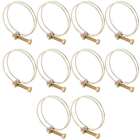 Collier de serrage à vis pour tuyau d'arrosage, fixation de plomberie (46 mm - 51 mm) (1/5)