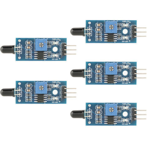 5 modules détecteurs de flamme infrarouges Smartsense pour la détection de flammes (1/5)