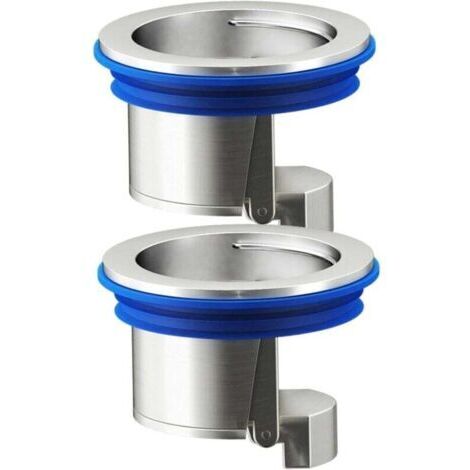 Anti-odeurs Siphon De Sol Anti-refoulement Siphon De Sol Anti-refoulement 2 Pièces Core Douche Drain Anti-Retour Bouchon De Vidange Bouchon De Vidange Égout Attrape-Cheveux pour Cuisine Salle De Bain (1/4)