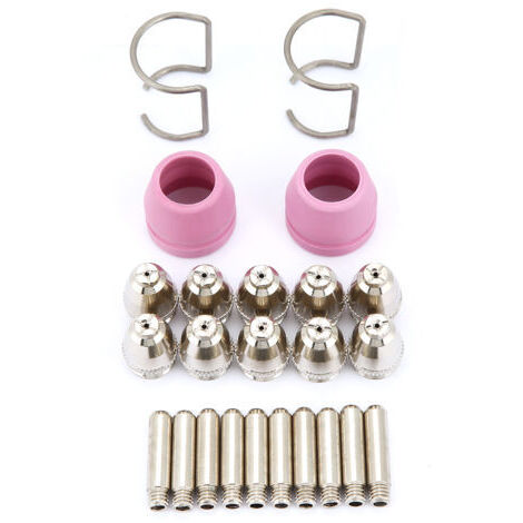 Kit de 24 pièces pour torche de découpe plasma AG60 SG55 : consommables, électrodes, buses et coupelles. (1/5)