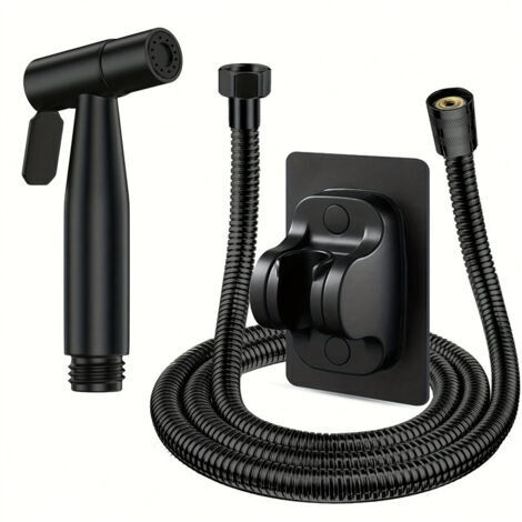 Douchette WC en Acier Inoxydable 304 – Pistolet à Eau Haute Pression avec Robinet (1/2)