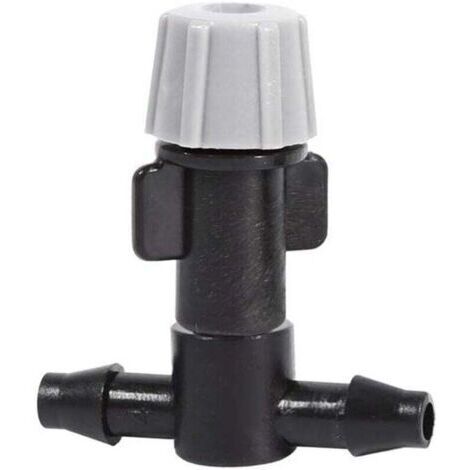 20 Pcs Gicleurs Têtes D'atomisation Buse et Té Joints Brouillard Système D'arrosage pour Patio Jardin Agricole à Effet de Serre Goutte à Goutte Irrigation De Refroidissement en Plein Air (1/4)