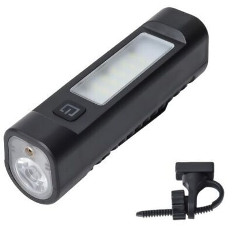Lampe Torche Multifonction Extérieure avec Laser Rouge – Lumière Principale 4 Modes, Lumière Latérale 5 Modes, Chargement Type-C, Clip de Ceinture, Activation Facile du Laser (1/5)