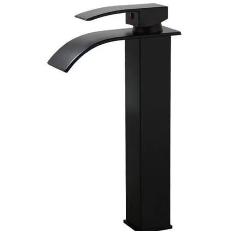 Mitigeur de Lavabo Haut à Effet Cascade – Robinet de Salle de Bain Eau Chaude et Froide pour Vasque, Design Moderne Domestique (1/2)