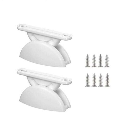 2 Paires Bloc Porte Caravane en Plastique Bloque Porte Camping Car Butée de Porte Camping Car Retenue de Porte Caravane T Forme Arret de Porte Camping Car pour Cargo Remorque RV Bateaux (1/4)