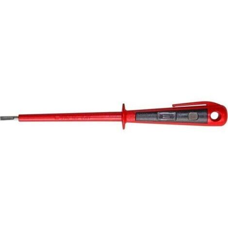 Testeur de tension/testeur de phase jusqu'à 250 V rouge/noir 190 mm (1/4)