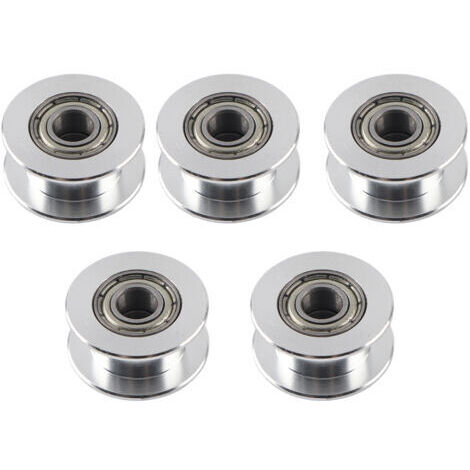 5 poulies de distribution en aluminium 2GT pour imprimante 3D (largeur 6 mm, 20 dents, alésage 5, sans dents) (1/5)