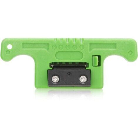 Dénudeur de fibres, outil de dénudage Longitudinal à 5 canaux, coque en PVC, lame en acier, conception à couvercle ouvert, dénudeur de câbles Portable (1/4)