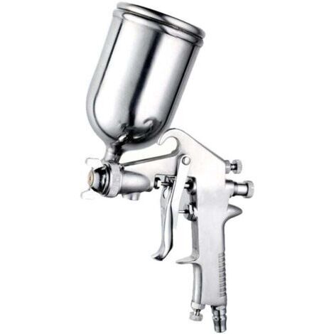 Pulvérisateur de peinture pneumatique avec pistolet pulvérisateur d'air à tasse supérieure de 400 ml pour la peinture de voiture de meubles de maison (1/4)