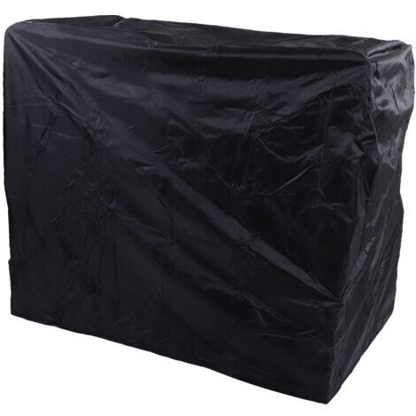 Housse de barbecue pliable et portable en polyester 210D, imperméable et anti-poussière, avec sac de rangement pour une utilisation en extérieur. (1/5)