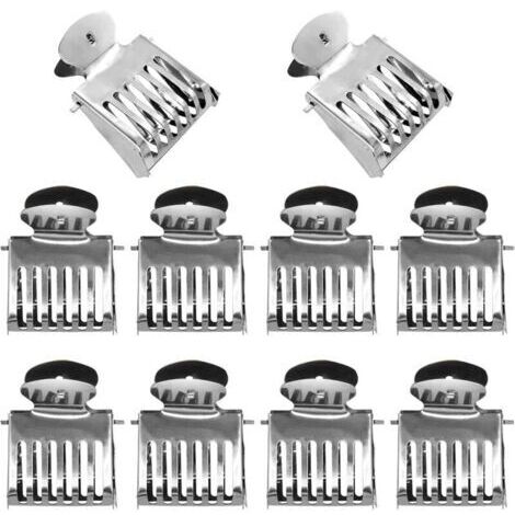 Lot de 10 pinces d'apiculture en acier inoxydable pour cage à abeilles, outils et équipement pour apiculteurs (1/4)