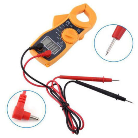 Pince multimètre numérique LCD professionnel multimètre voltmètre ampèremètre ohmmètre Portable multifonction testeur durable (1/5)
