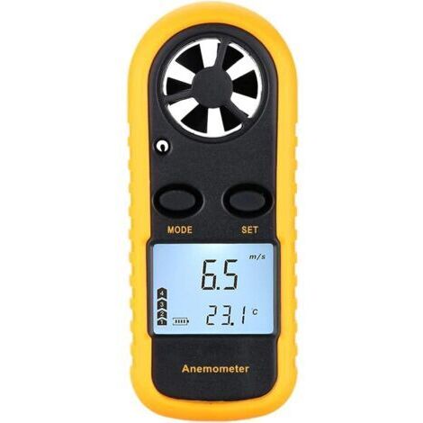 Anémomètre numérique Anémomètre Anémomètre portatif Anémomètre Instrument de test de vent (1/5)
