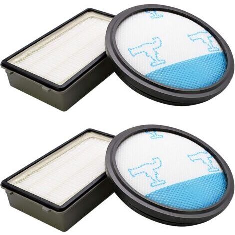 Filtre Aspirateur Rowenta Filtres pour Les Aspirateurs Rowenta RO3753EA RO3731EA RO3786EA Moulinex Tefal Compact Power Cyclonic (Alternative à ZR005901) 2 Kits (1/5)