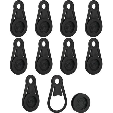 10 Pièces Clips de Bâche, Pince pour Bache, Pinces à Bâche Pinces à Pinces d'Arrimage pour Bâche pour Bâches de Voiture, Tentes, Auvents et Bâches de Piscine (1/5)