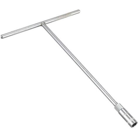 1 clé à douille longue SENRISE 16 mm hexagonale en forme de T, argent (1/5)