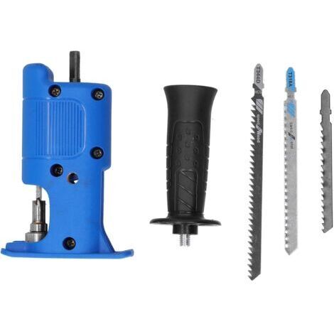 Scie à bois, scie alternative domestique, perceuse électrique modifiée en scie sauteuse, outil Portable pour la coupe de plastique à bois (1/5)