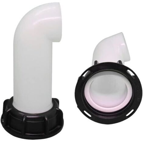 Bec de Vidange avec éCrou, Buse de RéServoir Deau Valve 1000l IBC Rallonge de Cuve, Extension Deau de Pluie Buse d'Extension Buse de Tuyau Adaptateur Universel pour Raccord Robinet Cuve IBC (1/5)