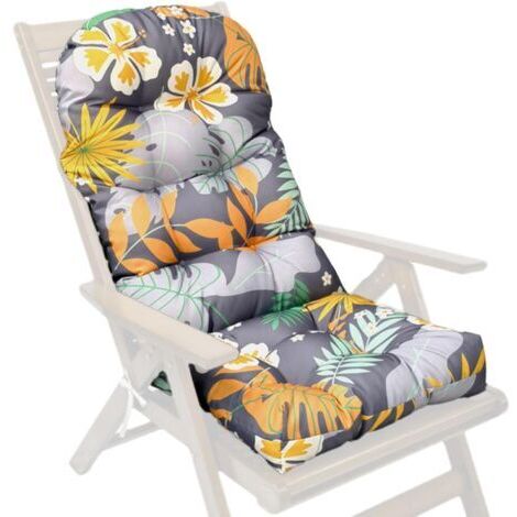 Chaise terrasse, Coussin Chaise à Bascule à Dossier Haut, Chaise d'extérieur imperméables (1/5)