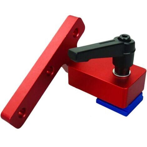 mitre Piste Stop t-Nut t Pistes Bois Bricolage Manuel Outil Outils mitre de Protection Durable t-Slot t-Pistes en Utilisation kit de poignée Rapide pour 30mm t-Piste Main (1/4)