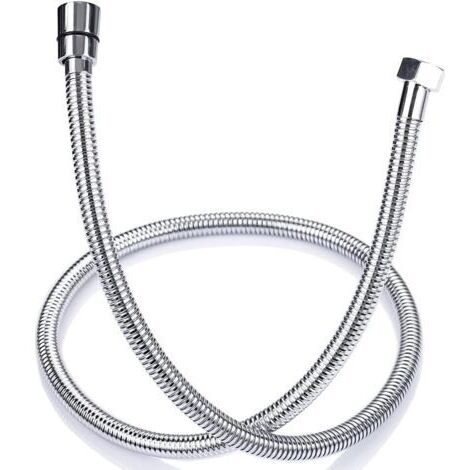 Flexible de Douche 1.5m en Acier Inoxydable Anti Torsion, Tuyau de Douche Raccord Standard G 1/2 Universel, Accessoires Salle de Bains Adaptable à Toutes les Douchettes (1/5)