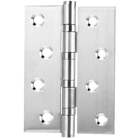 Lot de 4 charni¨¨res de porte ¨¤ roulement silencieux, 10,2 cm pour porte, porte de chambre, porte de salle de bain, piano, armoire de cuisine, ¨tui, fen¨ºtre et autres sc¨¨nes NPTERBL (1/5)