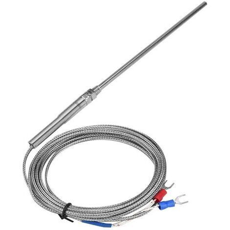 Sondes de Capteur de Thermocouple, Contrôleur de Température Capteur Thermocouple de Type K Haute Température(3m) (1/5)