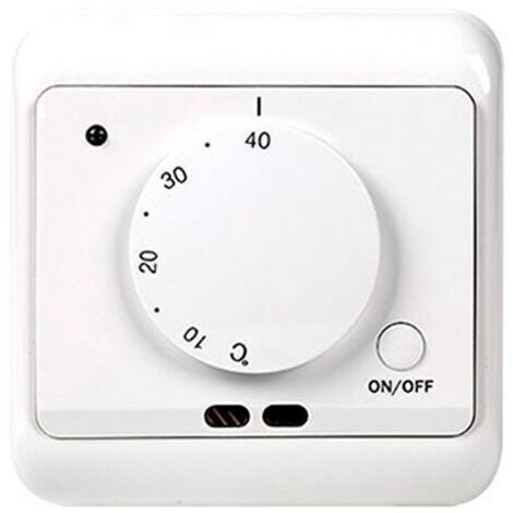 Thermostat de chauffage au sol AC 230V 50/60Hz 16A – Régulateur de température avec capteur intégré – Compatible chauffage automatique (1/5)