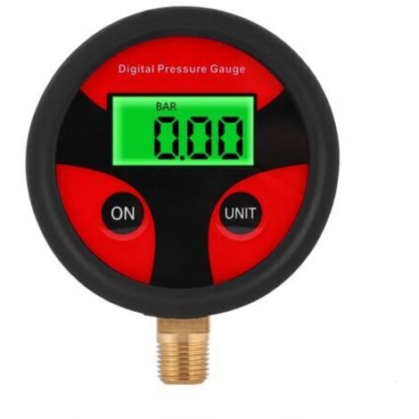 Manomètre Numérique de Pneu,Manomètre Jauge de Pression des Pneus de Voiture Digital LCD Jauge de Pression d'Air des Pneus LCD Numérique pour Voiture Camion Moto 0-200PSI (1/5)