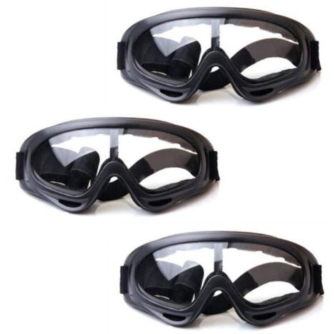 3 Pack Lunettes de Sécurité,jeux de plein air pour enfants Lunettes de protection,Protection des yeux et pour le travail en laboratoire (1/5)