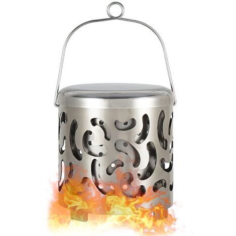 Tête chauffante pour réchaud à gaz, accessoire chauffant portable pour réchaud de camping, en acier inoxydable, mini lampe chauffante pour cuisinière à gaz, réchaud de camping, chauffeur de tente (1/5)