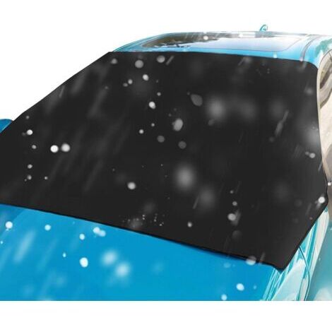 Housse de Pare-Brise étanche à la Neige,Couverture de Pare-Brise, Pare-Soleil pour fenêtre Automobile, Bloqueur de Soleil en Polyester Haute densité pour Garder la Voiture Propre (1/5)
