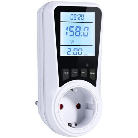 Wattmètre Prise Compteur d'Énergie,Prise Compteur d'Énergie Numérique,Consommation avec 7 Modes Surveillance (1/5)