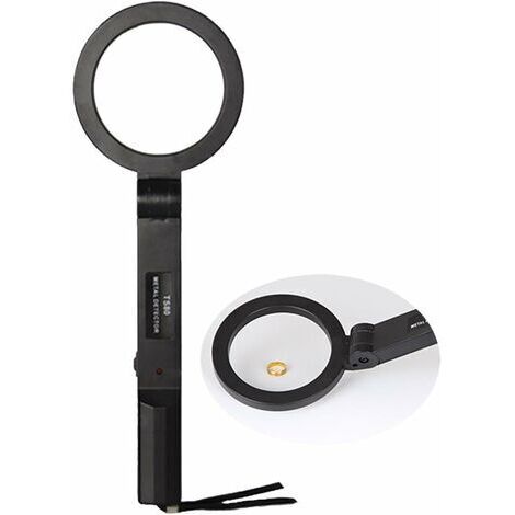 Détecteur de métaux portatif - Capteur métallique de sensibilité portable pour l'inspection de la sécurité, l'alarme, le bruit et l'indicateur LED - Trouver le métal pour la sécurité