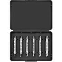 6 Pièces kit Extracteur de Vis Cassée,Extracteur de Vis Dénudé, Extracteur de Petite Vis Pour Percer et Enlever des Vis Endommagées