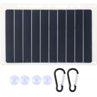 Panneau Solaire, Chargeur Solaire USB, Chargeur De Panneau Solaire, Chargeur De Panneau Solaire pour Chargeur Solaire Panneau Solaire Camping en Plein Air