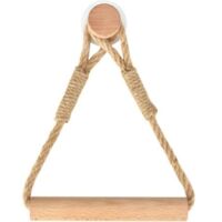 Self Adhesive Toilet Roll Holder,Wooden Toilet Paper Holder,No Drilling Toilet Paper Holder,Vintage Toilet Roll Holder