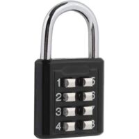 Combination Padlock, Security Code Padlock with 8 Digit Locking Code for Hand Luggage